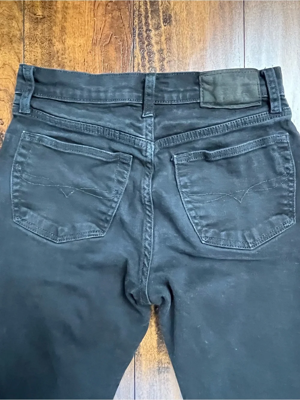 Polo Ralph Lauren THE SULLIVAN SLIM Denim Jeans Black Wash Youth Boys Size 16.